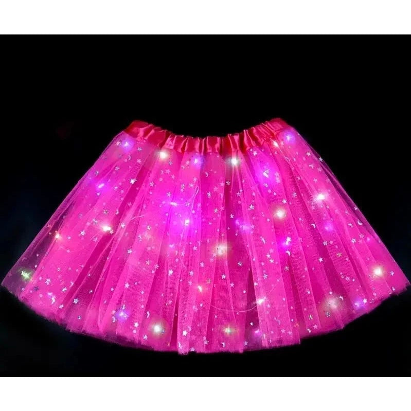 Brilhe com Estilo: Fantasia Saia Tule com LEDs para Carnaval, Festas e Bailarina – Modelos Diversos