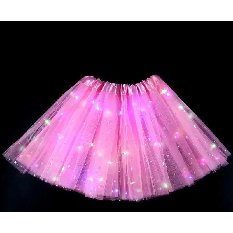 Brilhe com Estilo: Fantasia Saia Tule com LEDs para Carnaval, Festas e Bailarina – Modelos Diversos