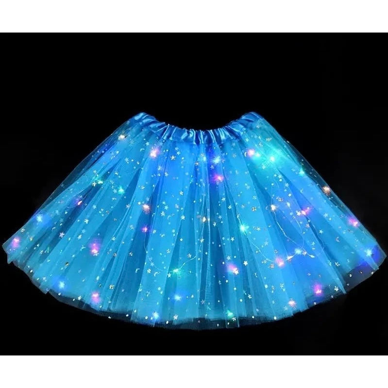 Brilhe com Estilo: Fantasia Saia Tule com LEDs para Carnaval, Festas e Bailarina – Modelos Diversos