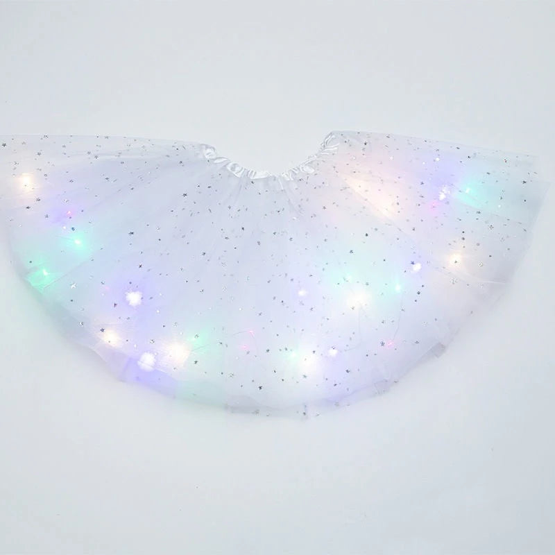 Brilhe com Estilo: Fantasia Saia Tule com LEDs para Carnaval, Festas e Bailarina – Modelos Diversos