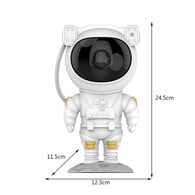 ✨ Astronauta Luminária Projetor: Traga a Magia das Estrelas e Galáxias para o Seu Espaço! 🚀🌌