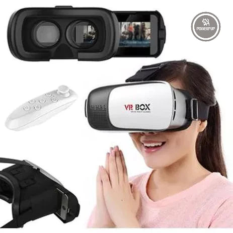 Óculos De Realidade Virtual+Controle Vr Box