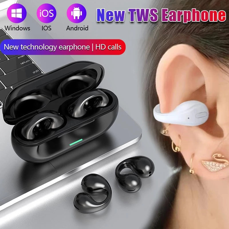 Fone De Ouvido Bluetooth TWS Pro Original Com Microfone Fones À Prova D'água Estéreo