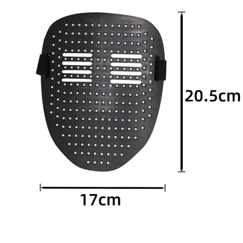 Máscara LED com 50 Modos – Ajustável, Interativa e Perfeita para Festas! Tecnologia Avançada e Conforto Garantido