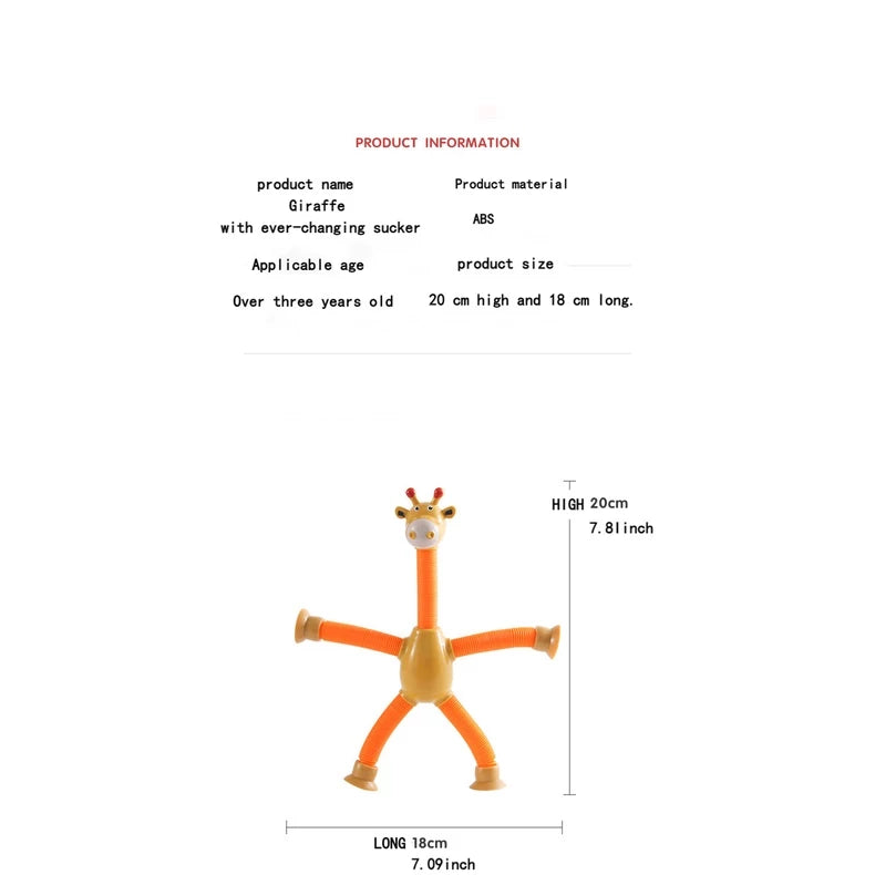 Girafa Descompressão Brinquedos Interativos Alongamento Educacional Pai-Chi