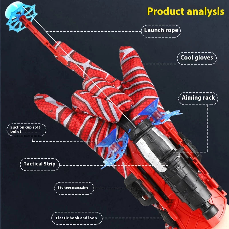 Luvas Lançadoras do Homem-Aranha: Aventura Espetacular para Pequenos Heróis